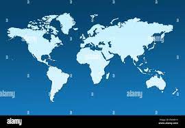 Carte du monde. Images de tous les continents et océans sur une Photo Stock  - Alamy