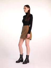 Modern Femme Vegan Mini Skirt