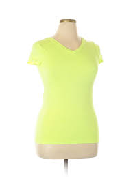 Details About Justice Women Yellow Short Sleeve T Shirt 18 Plus