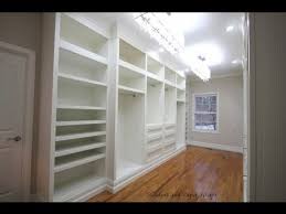 I fell in love with their pax closet system. Building Built In Wardrobe Cabinets In Walk In Master Closet Youtube
