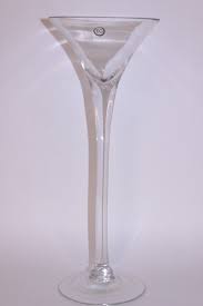 Tall Glass Martini Table Vase Height