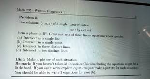 solved math 235 written homework