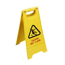 cleantools safety sign a shape caution