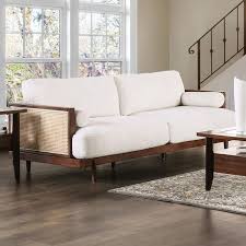 ash wood trim rectangle sofa