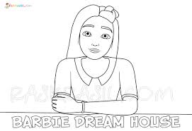 Awesome barbie colouring page for you. Barbie Dream House Coloring Pages New Images Free Printable