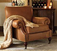 Brooklyn Leather Armchair Pottery Barn