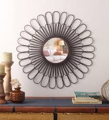 Finish Convex Decorative Wall Mirror By