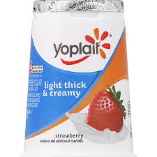 yoplait light fat free yogurt thick
