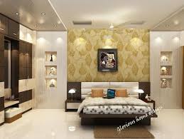 bed room furnished with wooden bed and