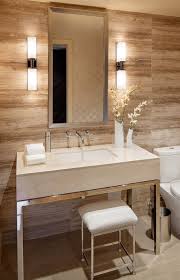 Beautiful black vanity makeup room! Best Bathroom Lighting Options For Shaving Putting On Makeup