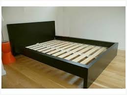 ikea malm bed frame black brown for