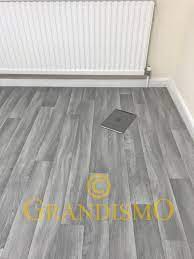 grey wood plank vinyl flooring slip