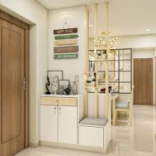 modern foyer design with two step