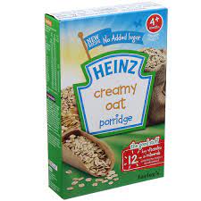 Bột ăn dặm Heinz Anh 4+ cháo kem yến mạch - Kids Plaza