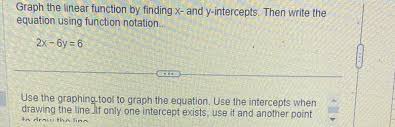 Answered Graph The Linear Function By