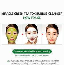 The acidulous cleanser exfoliates the. Buy Some By Mi Bye Blackhead Green Tea Bubble Cleanser Online At Glass Skin