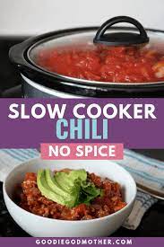 Slow Cooker Chili Not Spicy gambar png