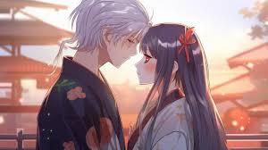 anime couple background images hd