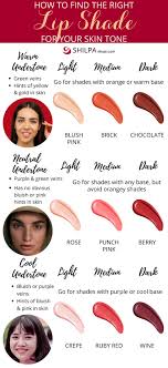 right lip shade for your skin tone