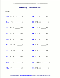 You can also customize them using the generator below. Metric Measuring Units Worksheets