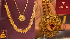 tanishq gold haram designs with weight