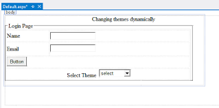 how to change themes dynamically in asp net