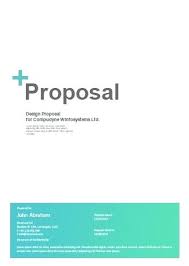 Website Design Proposal Template Word Chanceinc Co