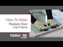 How To Replace Door Lite Frame