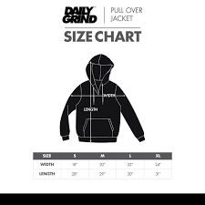 Express Jacket Size Chart
