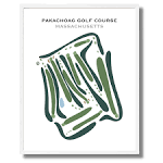 Pakachoag Golf Course, Massachusetts Printed Golf Courses Online ...