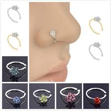 human piercing jewelry blossom diamond