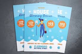 10 immaculate cleaning flyer designs to