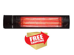 Wall Mount Electric Heater In Black