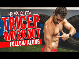 tricep workout without weights