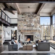 Grey and brown living room has one of the best color combinations. 75 Beautiful Rustic Gray Living Room Pictures Ideas August 2021 Houzz