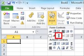 How To Use The Forms Controls On A Worksheet In Excel