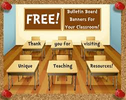 free bulletin board display banners