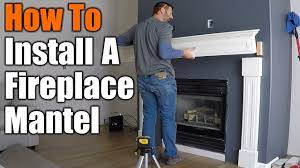 How To Install A Fireplace Mantel The