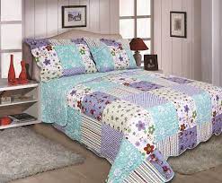 Lily Quilted Bedspread Cottage Style