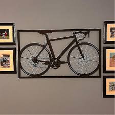 Metal Bicycle Ornament Wall Hanging