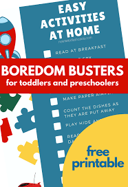 boredom busters for toddlers