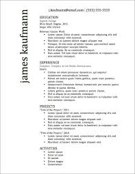 Free Blank Resume Templates For Microsoft Word  Charming Idea Fill     