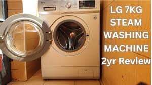 lg 7kg steam washing machine 2 year