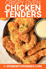 Me and cg cook up healthy recipes and an occasional decadent dessert dish. Crispy Oven Chicken Tenders Homemade Spend With Pennies