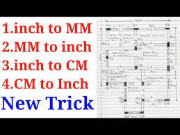 How to Convert Inch to MM & CM to inch | CM to Inch | Inch to MM | MM to  Inch | Inch to CM - YouTube