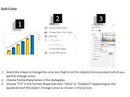 Growth Chart With Arrow For Data Driven Study Powerpoint
