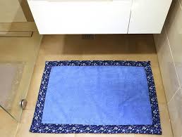 reversible diy bath mat out of old