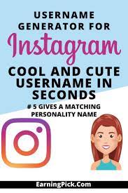 Any ideas how to check for the correct username/password combination? Generate Instagram Usernames In Seconds With Free Tools Name For Instagram Instagram Username Ideas Cool Usernames For Instagram