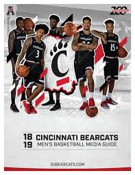 2018 19 Cincinnati Mens Basketball Media Guide By