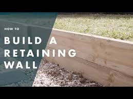 How To Build Retaining Wall Bunnings